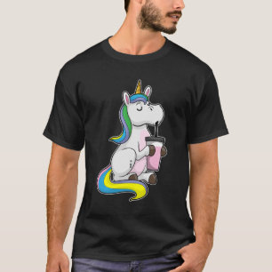 T-shirt Unicorne avec thé bulle
