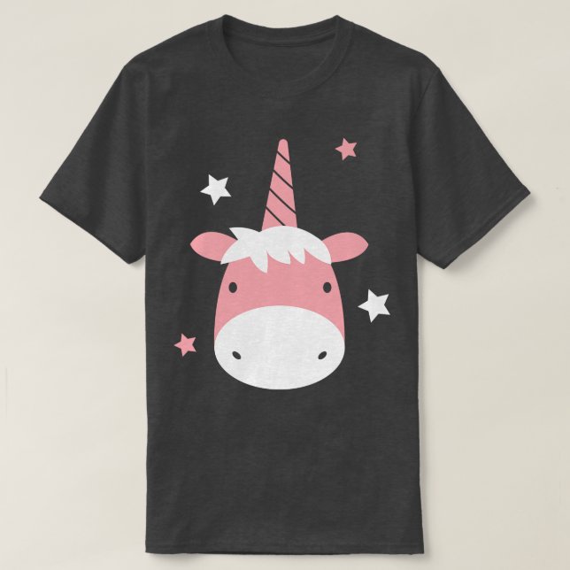 T-shirt Unicorne blanche (Design devant)
