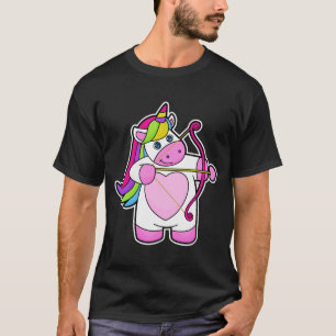 T-shirt Unicorne comme Archer avec Bow et Flèche