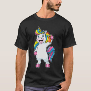 T-shirt Unicorne comme coiffeur avec aérosol