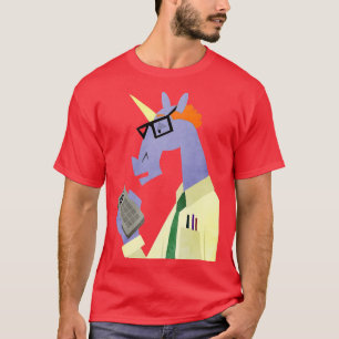 T-shirt Unicorne comptable