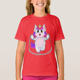 T-shirt Unicorne Corde de saut corde de saut