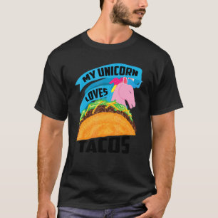 T-shirt Unicorne Dans Taco Cool Nacho Cinco De Mayo Costum