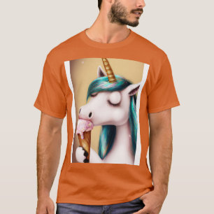 T-shirt Unicorne de crème glacée