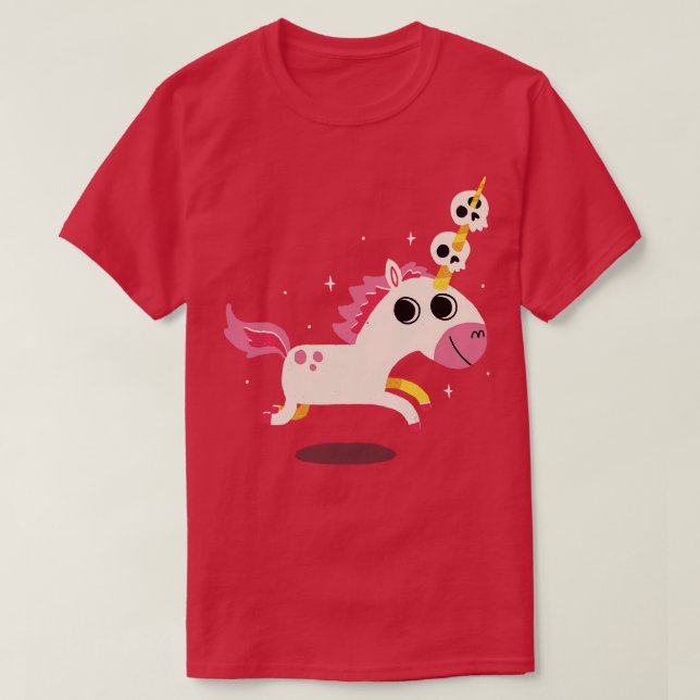 T-shirt Unicorne De La Mort (Design devant)