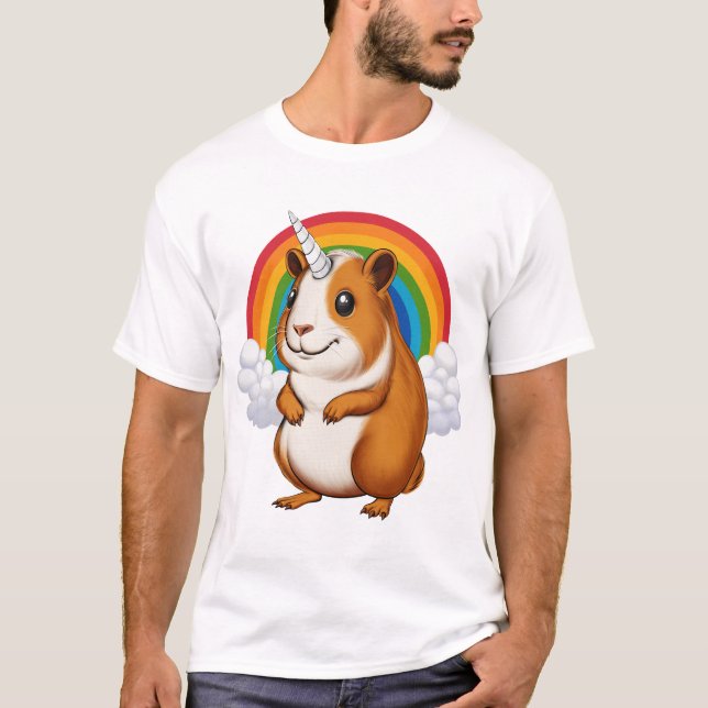 T-shirt Unicorne de porc de Guinée (Devant)