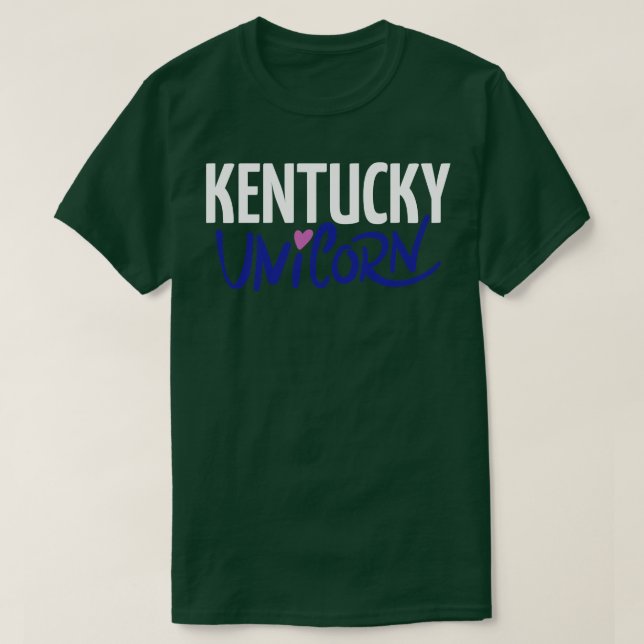 T-shirt Unicorne du Kentucky 1 (Design devant)