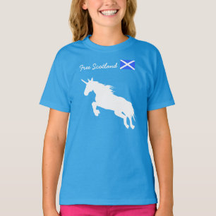 T-shirt Unicorne écossaise libre