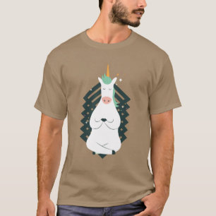 T-shirt Unicorne en Pose de Yoga