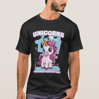 T-shirt Unicorne Fabriquant Chaque Hoofstep Compte Unicorn