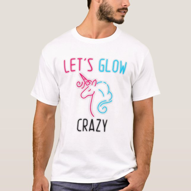 T-shirt Unicorne Faisons Llow Crazy Cute Soeur Rainbow Nai (Devant)