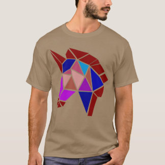 T-shirt Unicorne géométrique