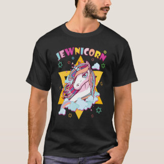 T-shirt Unicorne juive Hanoukka Chanukah Xmas