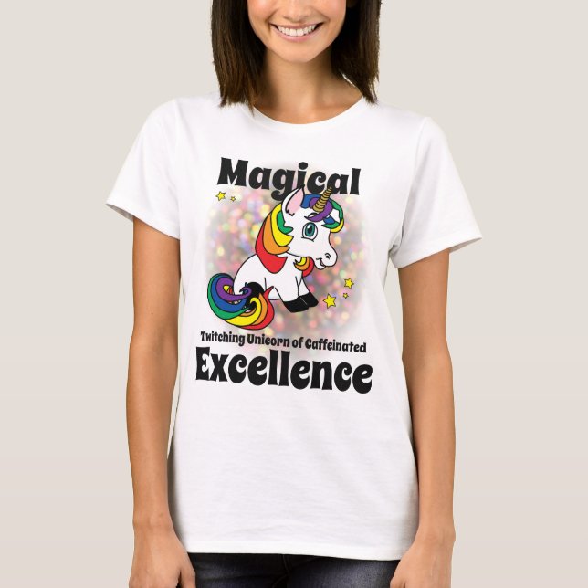 T-shirt Unicorne magique (Devant)