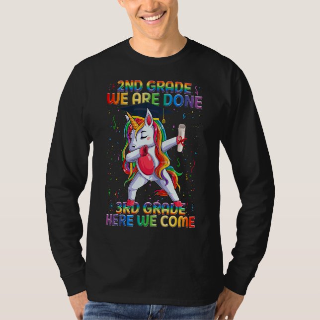 T-shirt Unicorne magique de 2e année (Devant)
