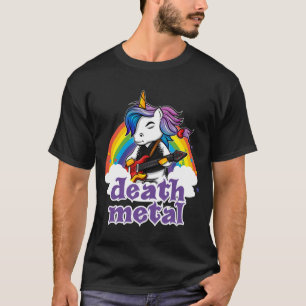 T-shirt Unicorne Métal Mort