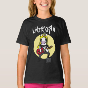 T-shirt Unicorne métallique lourd drôle