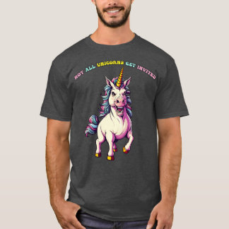 T-shirt Unicorne moche Pas Toutes Unicornes Recevoir Invit