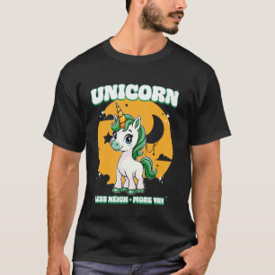 T-shirt Unicorne Moins Près Plus Yay Unicorne 1