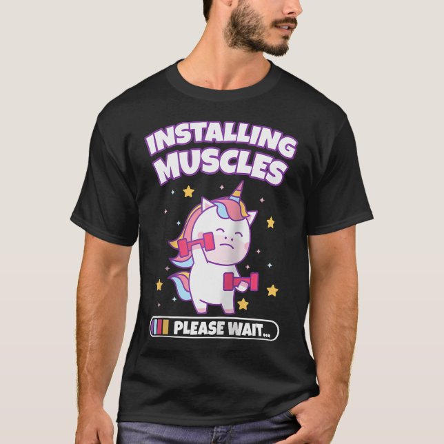 T-shirt Unicorne Mythique Créature Raglan Baseball (Devant)