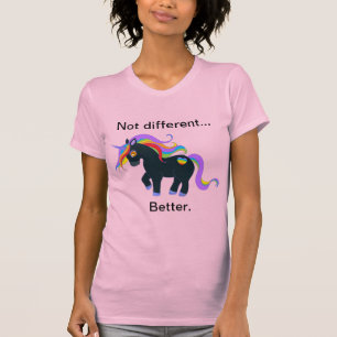 T-shirt Unicorne noire
