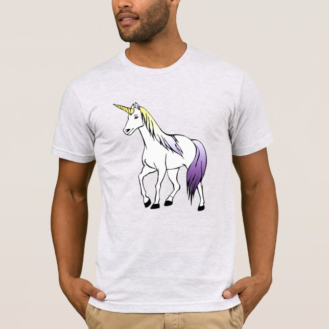 T-shirt Unicorne non binaire (Devant)