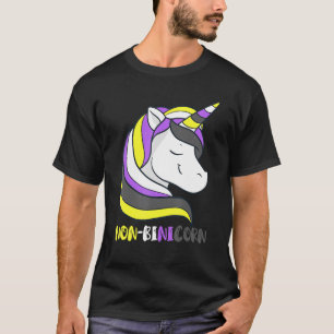 T-shirt Unicorne non binaire Smile Lgbt Non binaire Signal