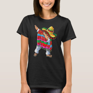 T-shirt Unicorne portant le masque Cinco De Mayo Festiva M