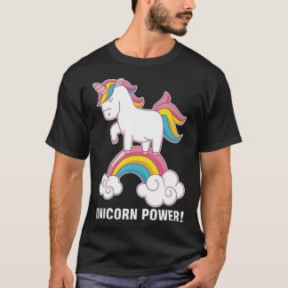 T-shirt unicorne pouvoir amour plaisir