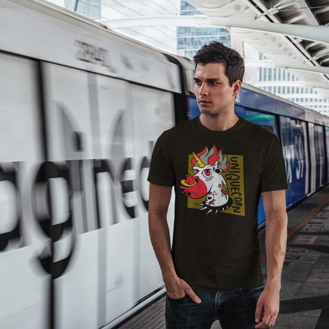 T-shirt Unicorne tatouée (Créateur téléchargé)