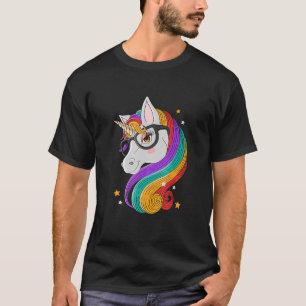 T-shirt Unicorne Unicornes Fables colorées Histoires Aimer