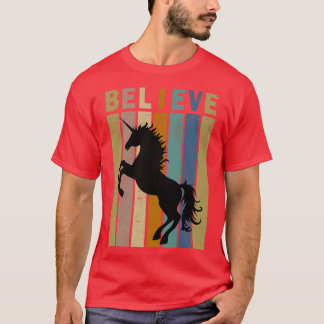 T-shirt Unicorne vintage