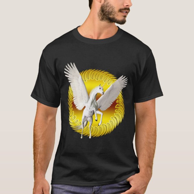 T-shirt Unicorne volant (Devant)