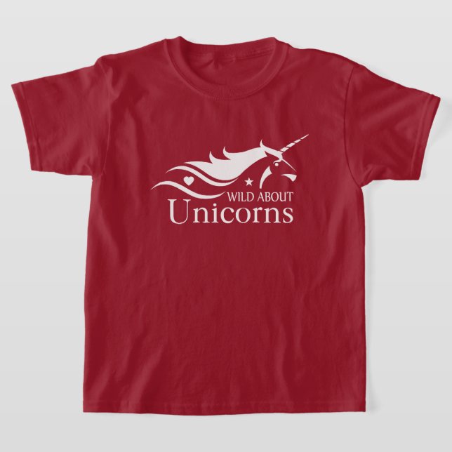 T-shirt Unicorne - Wild about Unicorns (Poser)