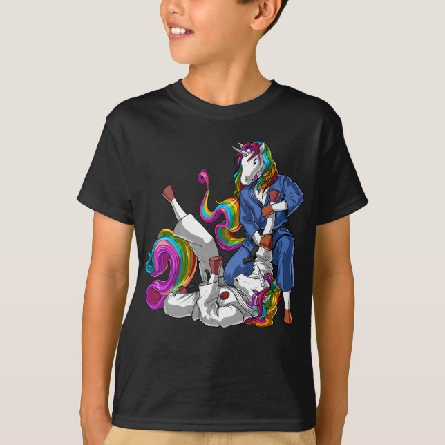T-shirt Unicornes de Jiu-Jitsu (Devant)