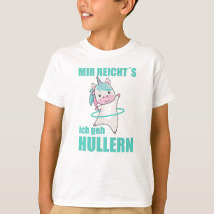T-shirt Unicornes Hullern Sports Rose Unicorn Funny