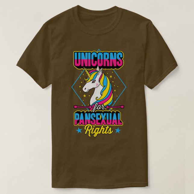 T-shirt Unicornes Pour Les Droits De Panséal Magical Majes (Design devant)