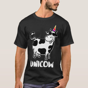 T-shirt Unicow Cute Vache Laitière Fermier Funny Vache Lou