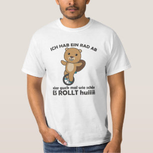 T-shirt Unicycle Beaver Unicyclist Beaver Circus