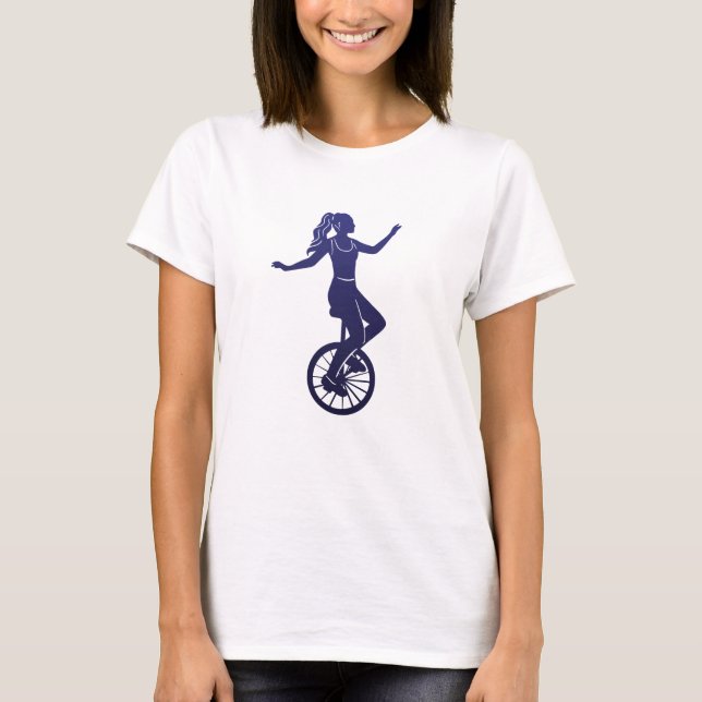 T-shirt Unicycle Girl (Devant)