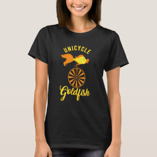 T-shirt Unicycle Goldfish Vélo Vélo Vélo Cycliste Mignonne