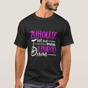 T-shirt Unicycle One Wheel Circus Balance Unicy pour enfan