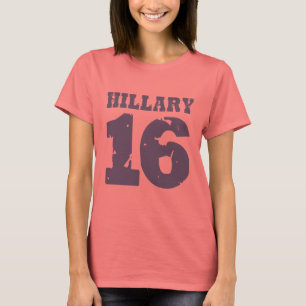 T-SHIRT UNIFORME DE HILLARY 2016 AFFLIGÉ
