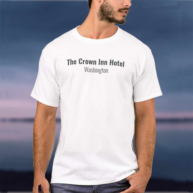 T-Shirt Uniforme Du Personnel De L'Hôtel (Créateur téléchargé)