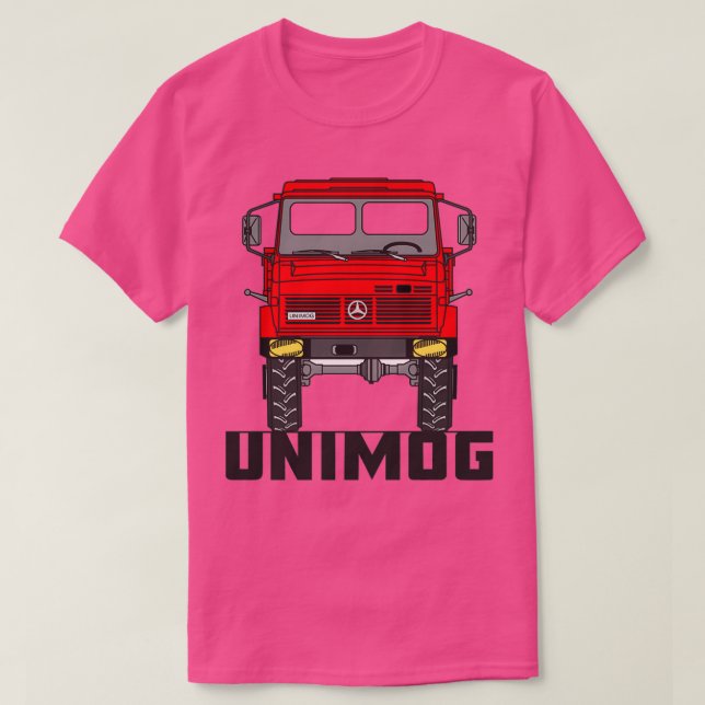 T-shirt Unimog U1600 rouge (Design devant)