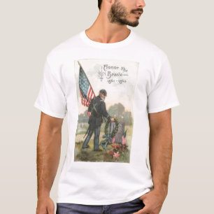 T-shirt union de cimetière de guerre civile