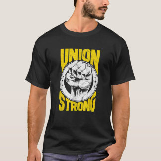 T-shirt Union de protestation syndicale de la fête du trav