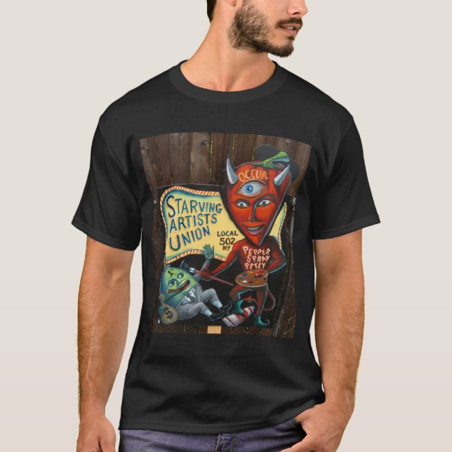 T-shirt Union des artistes affamés (Devant)