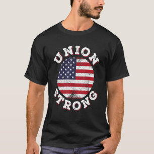 T-shirt Union Forte Fête du Travail pour les femmes Drapea