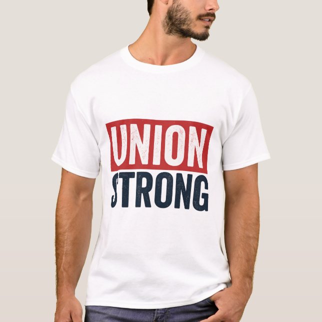 T-shirt Union forte - Solidarité audacieuse des travailleu (Devant)